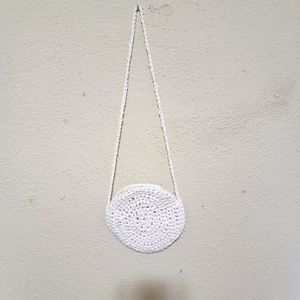 Compact crochet bag